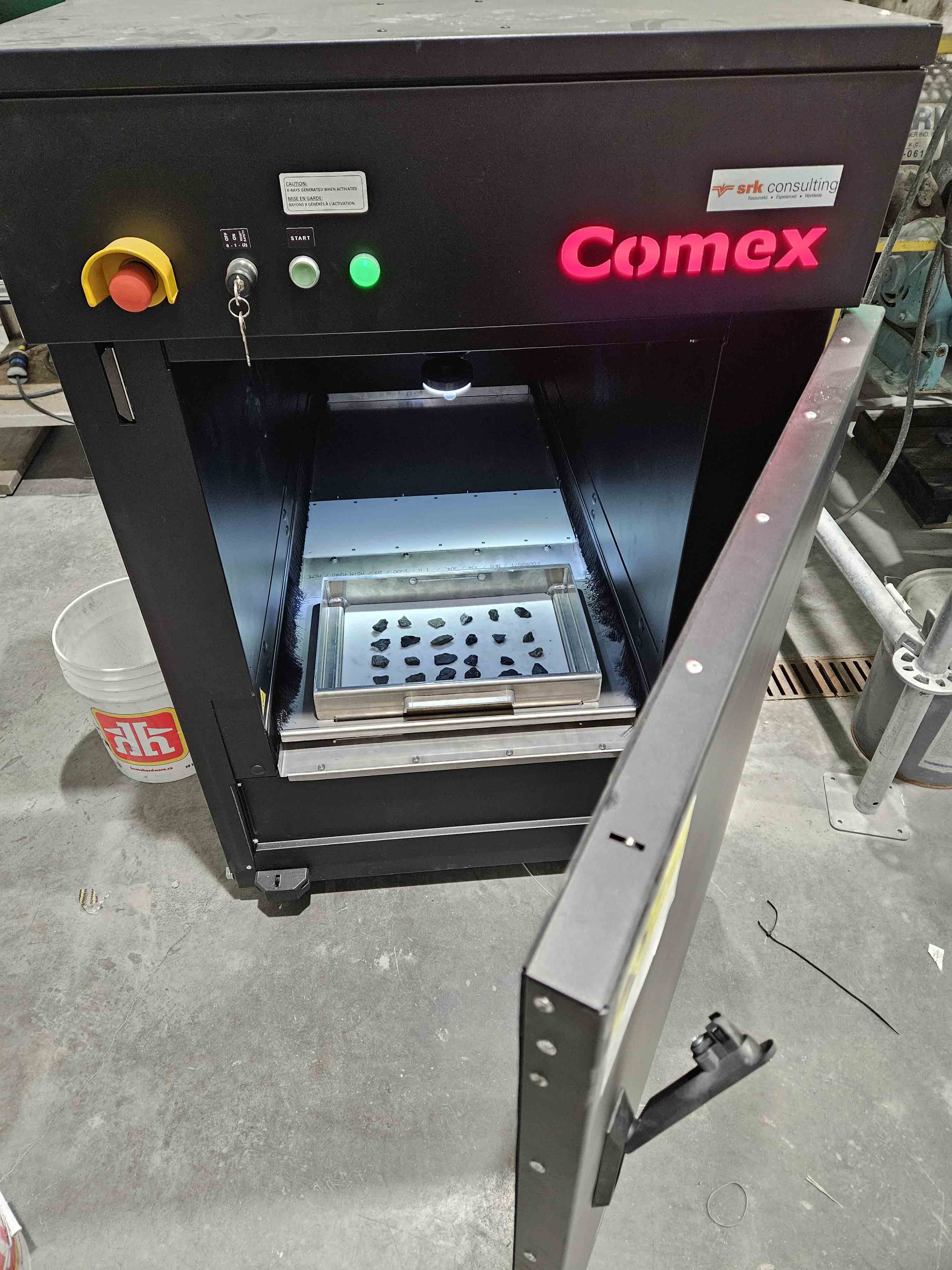 SRK’s XRT Lab Machine at Base Metallurgical Lab